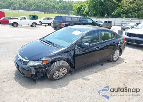 2012 Honda Civic Lx from USA, damaged, VIN 19XFB2F57CE002021